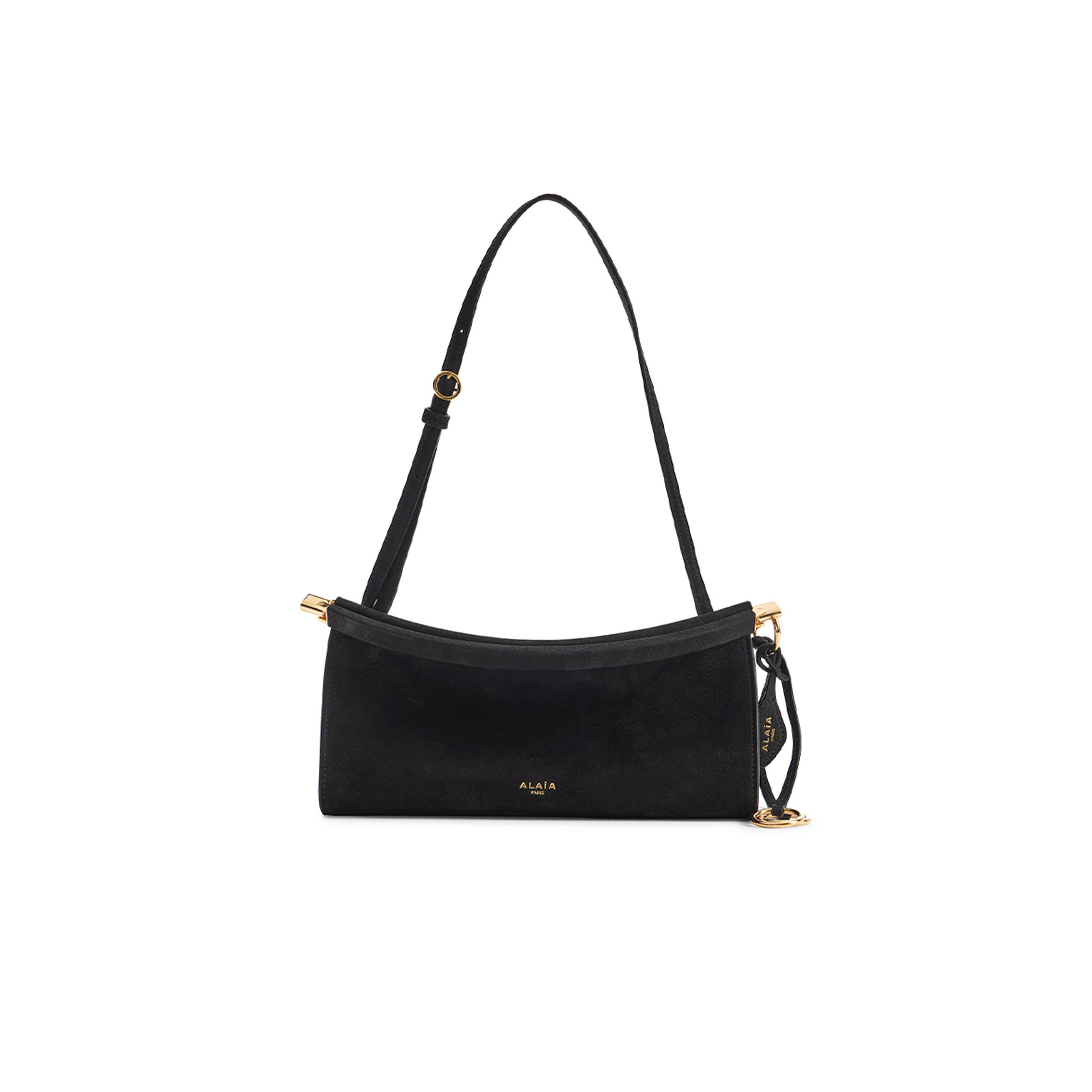 ALAÏA LE CLICK EAST WEST SMALL BAG IN NUBUCK (25*12.5*7cm) 